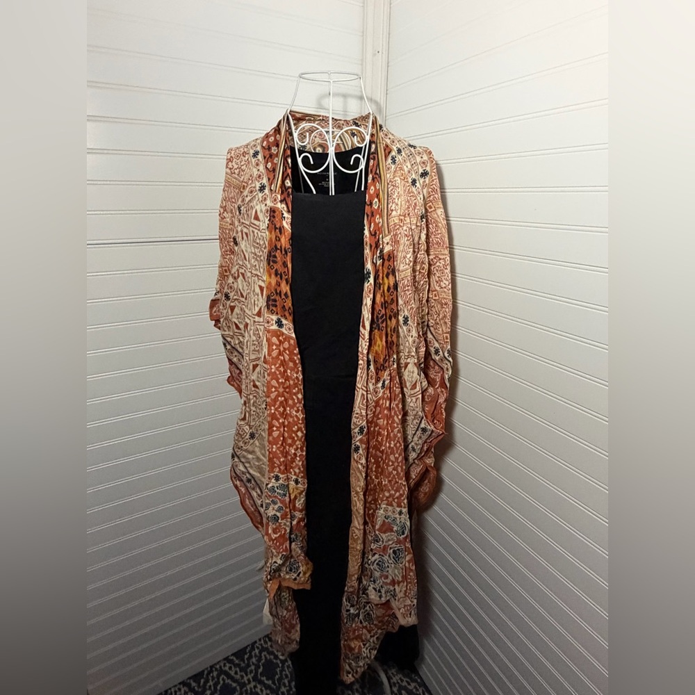 Bohemian Multicolor Kimono Cardigan